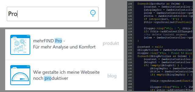 Content hervorheben Hervorhebung von Contenttypen wie Produkte oder Blog-Artikel