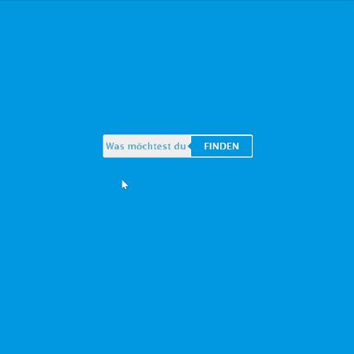 Autocomplete Beispiel einer Suchanfrage
